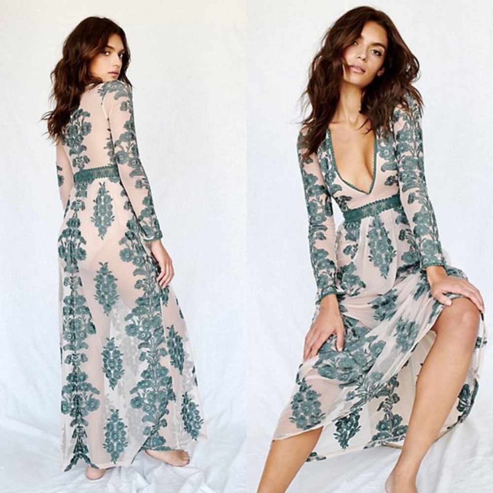 love and lemons free people Temecula maxi dress